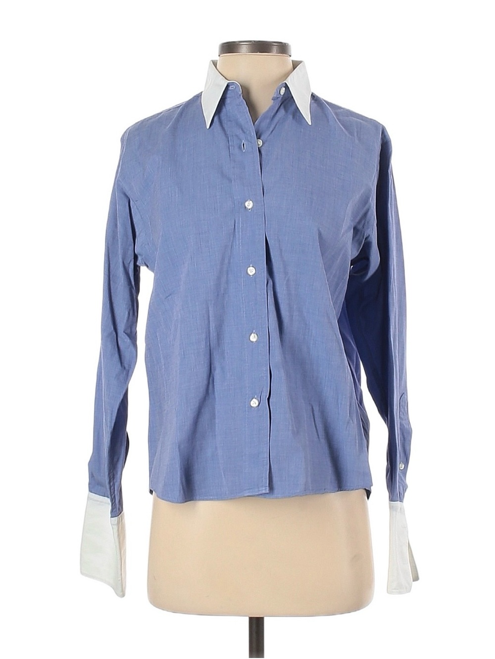 Brooks Brothers Blue Button-Front Dress Shirt